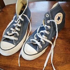 Converse Kids High-Top Sneakers - Dark Blue